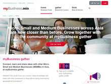 Tablet Screenshot of mybusiness.asia